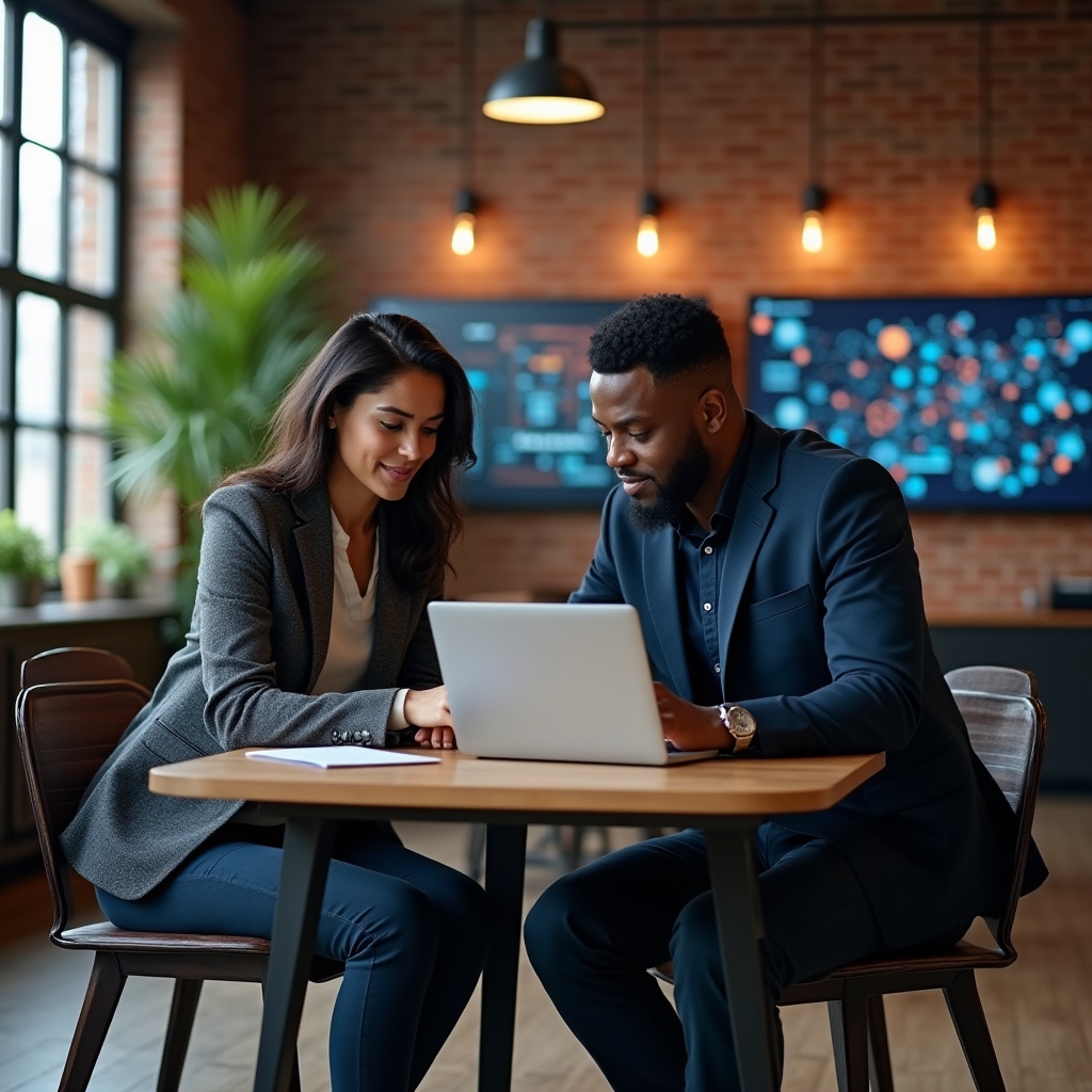 AIX WALLET LLC team working in a modern office environment with digital displays
